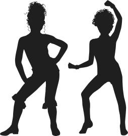 Best free tap Dance Silhoutte image Clipart