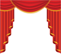 Red Theatre stage Clipart