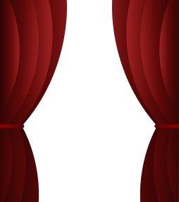 Red Theatre Curt and Stage Clipart free