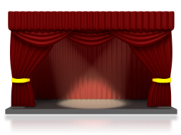 Red Theatre Curtain Clipart Png