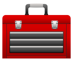 Tools, Tool Bag Clipart, Red Tool Bag