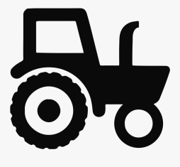 Black Clipart Tractor free for Download