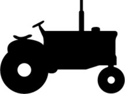 Black Tractor Clipart Png Transparent