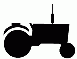 Cool free Black Tractor Clipart Gif