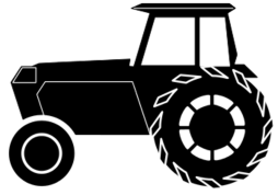 Amazing Tractor Clipart Black White high quality