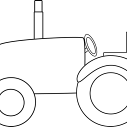 Tractor Black White Transparent Png