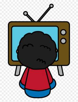 Clip Art Boy Watching Tv, Child, Png