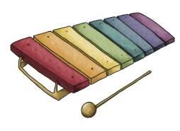 Colored Xylophone Clipart Best