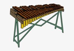 Brown Xylophone Png, Marimba Clipart