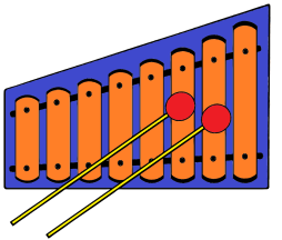 Cute instrument Xylophone Clipart Png free download